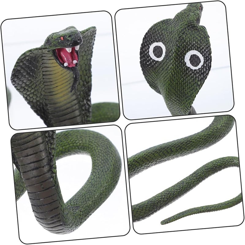 Realistic Snake Model Sculpture Desktop Decor for Home Office - Image 3